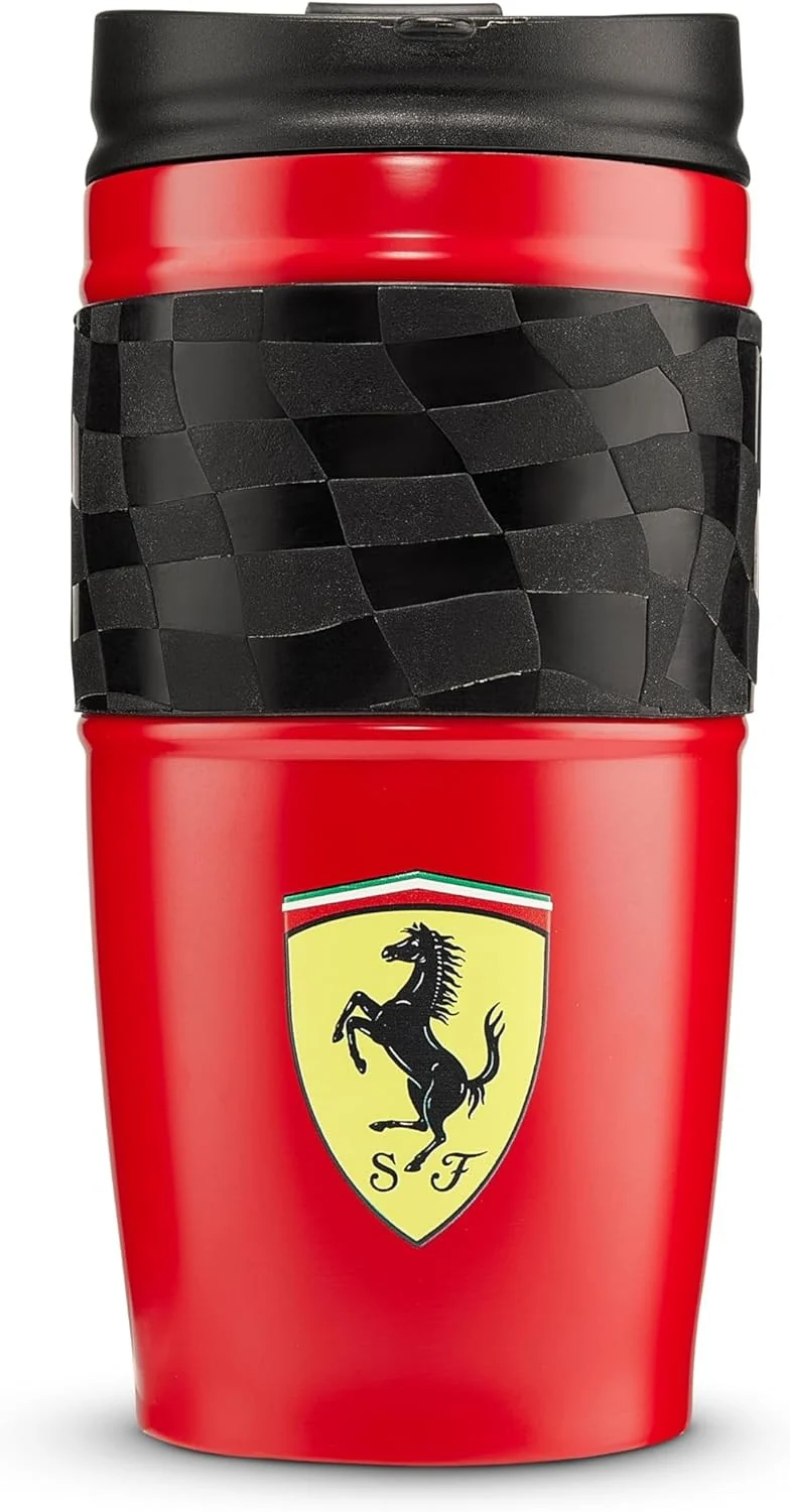 Scuderia Ferrari Rosso Bottiglia termica Red con Logo 500ml