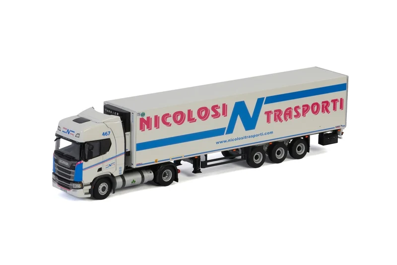 Scania S Highline CS20H "Nicolosi Trasporti" frigorifero 3 assi (I) 1:50