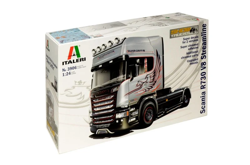 Scania R730 V8 Streamline “Silver Griffin” Kit 1:24