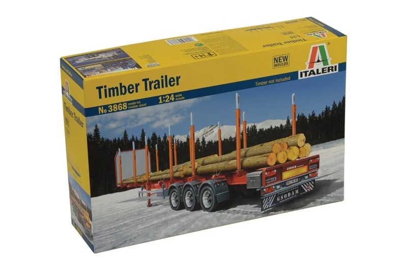 Semirimorchio Timber Trailer Kit 1:24