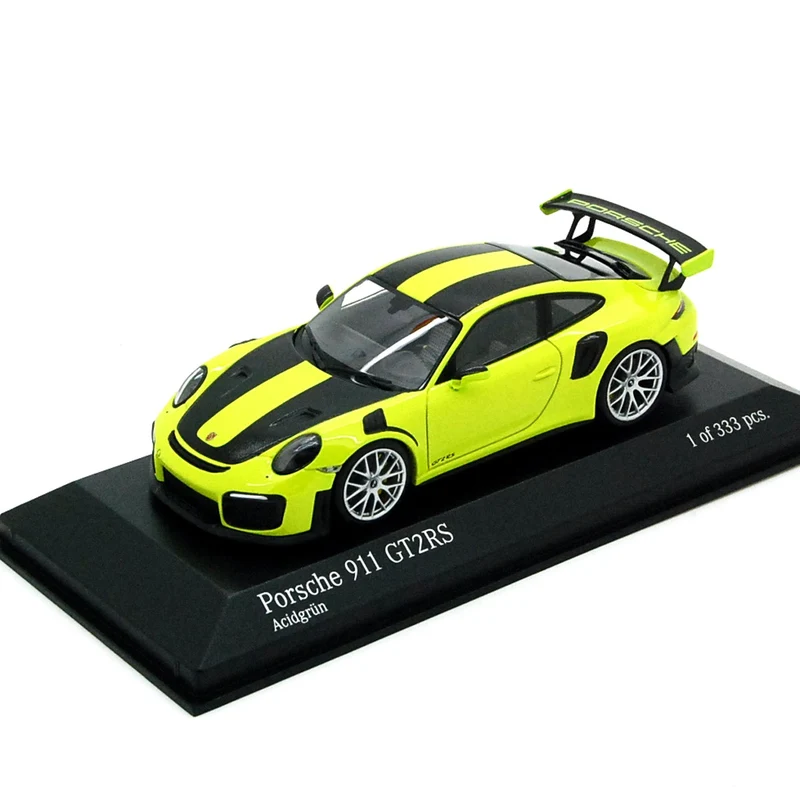 Porsche 911 GT2 RS (991.2) 2018 Acid Green Silver Wheels 1:43
