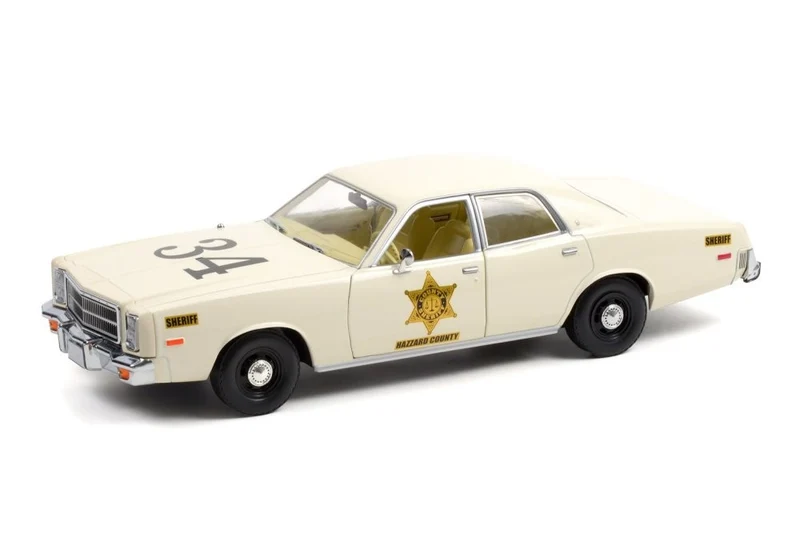 Plymouth Fury Riverton Sheriff "Hazzard" Bianco 1:18