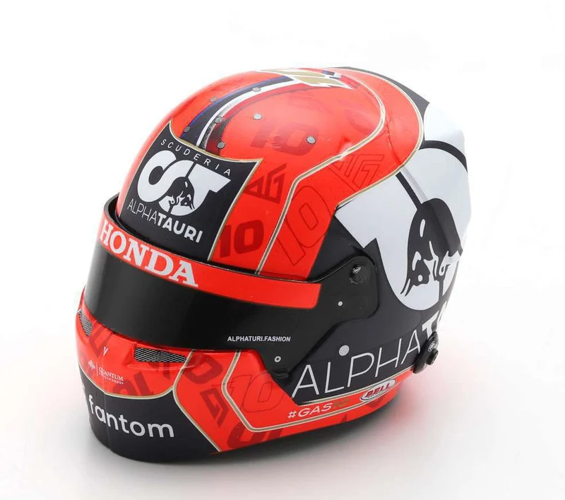 Pierre Gasly Casco Bell Helmet F1 2021 Alpha Tauri Team 1:5