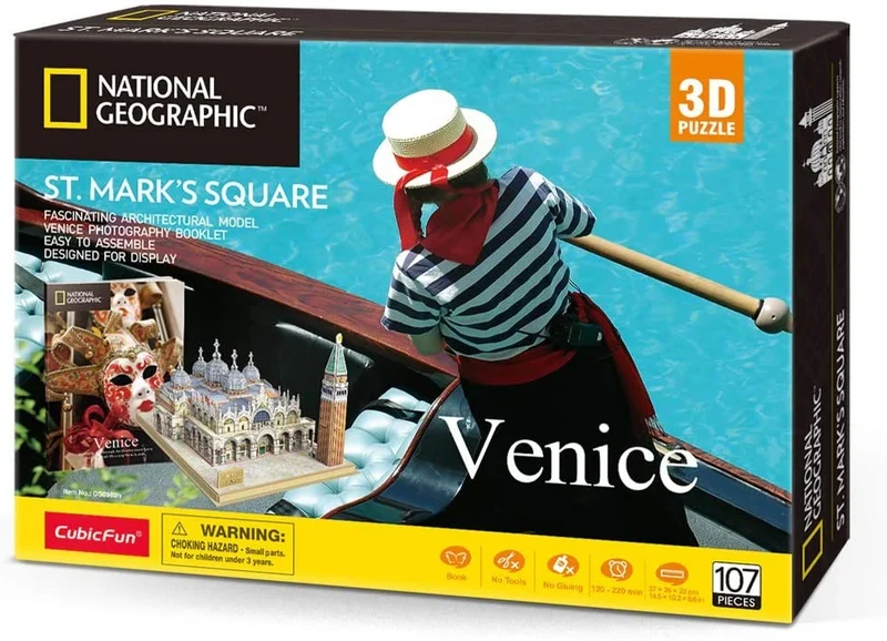 Piazza San Marco Venezia Cubic Fun 3D Puzzle 22 cm h
