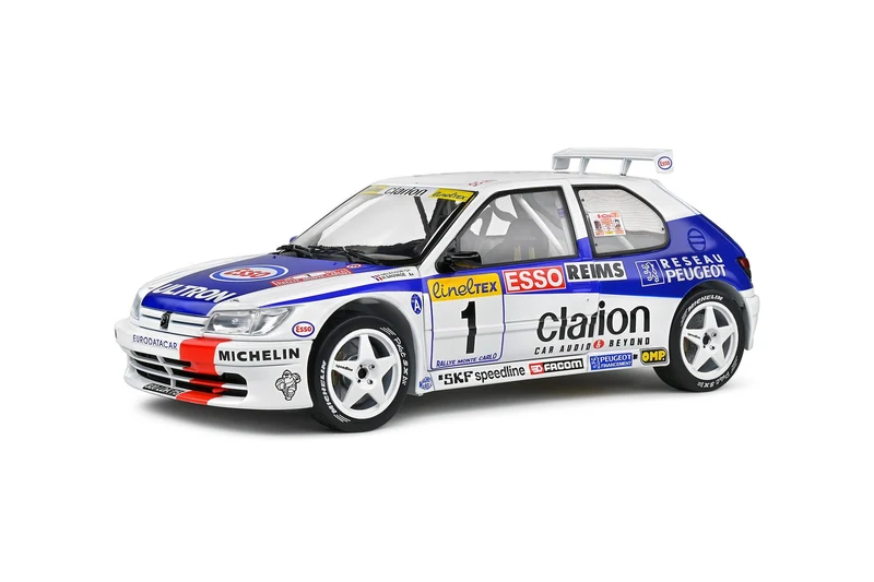 Peugeot 306 Maxi 2nd Rallye Monte Carlo 1996 François Delecour - Hervé Sauvage 1:18
