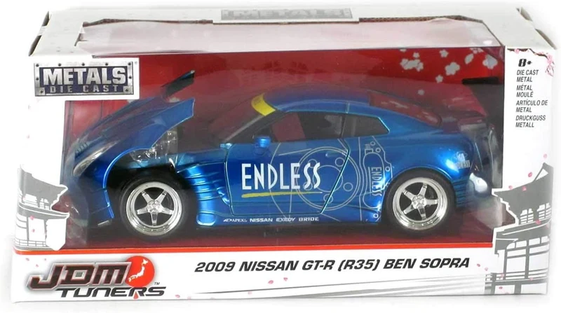 Nissan GT-R 2009 Ben Sopra JDM Tuners blue 1:24