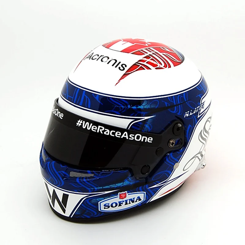 Nicolas Latifi Casco Bell Williams FW43 Formula 1 2021 1:2