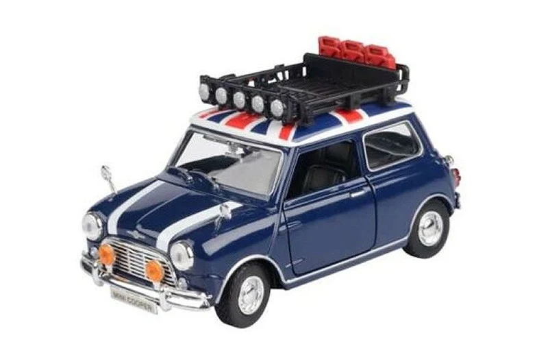 Morris Mini Cooper 1961 Union Jack Flag 1:18
