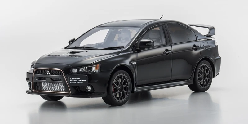 Mitsubishi Lancer Evolution Final Edition Black 1:18