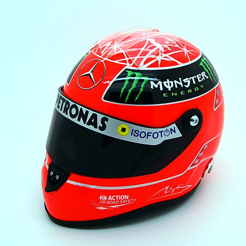 Michael Schumacher Casco Schuberth Red F1 2012 Amg Mercedes Petronas 1:2