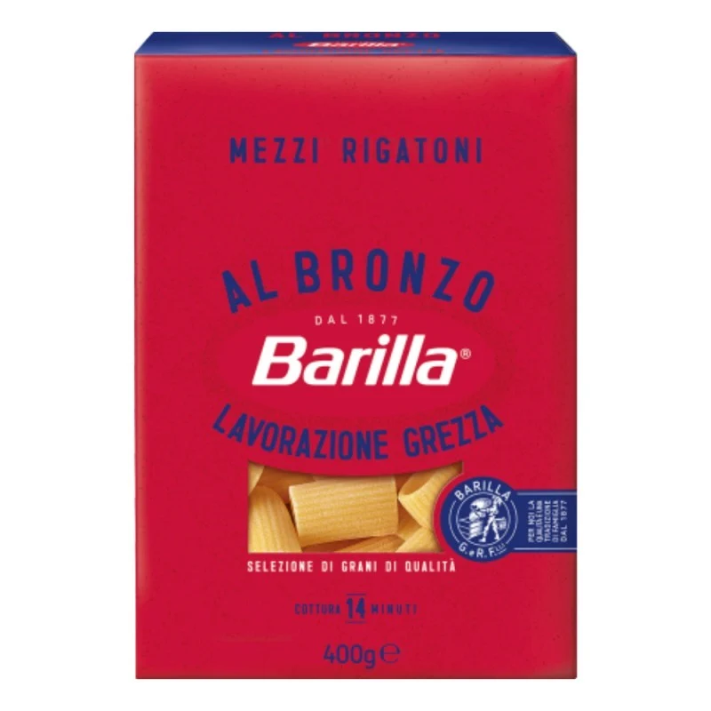 Mezzi Rigatoni Barilla al Bronzo 400gr