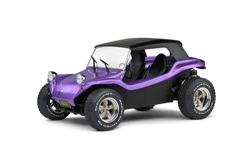 Meyers Manx Buggy Soft Roof 1968 Purple Metallic 1:18