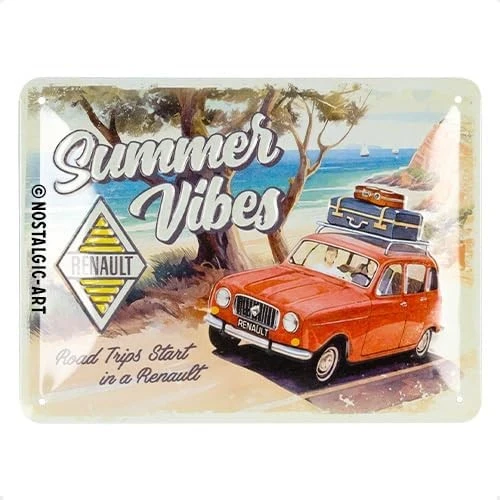 Metal Tac Signs 3D "Renault Summer Vibes" 20*15cm