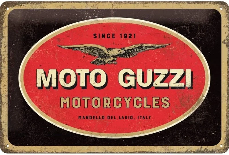 Metal Tac Signs 3D "Moto Guzzi" 20*30cm