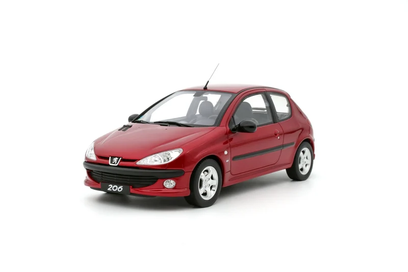 Peugeot 206 S16 1999 Rouge Lucifer EKQ 1:18
