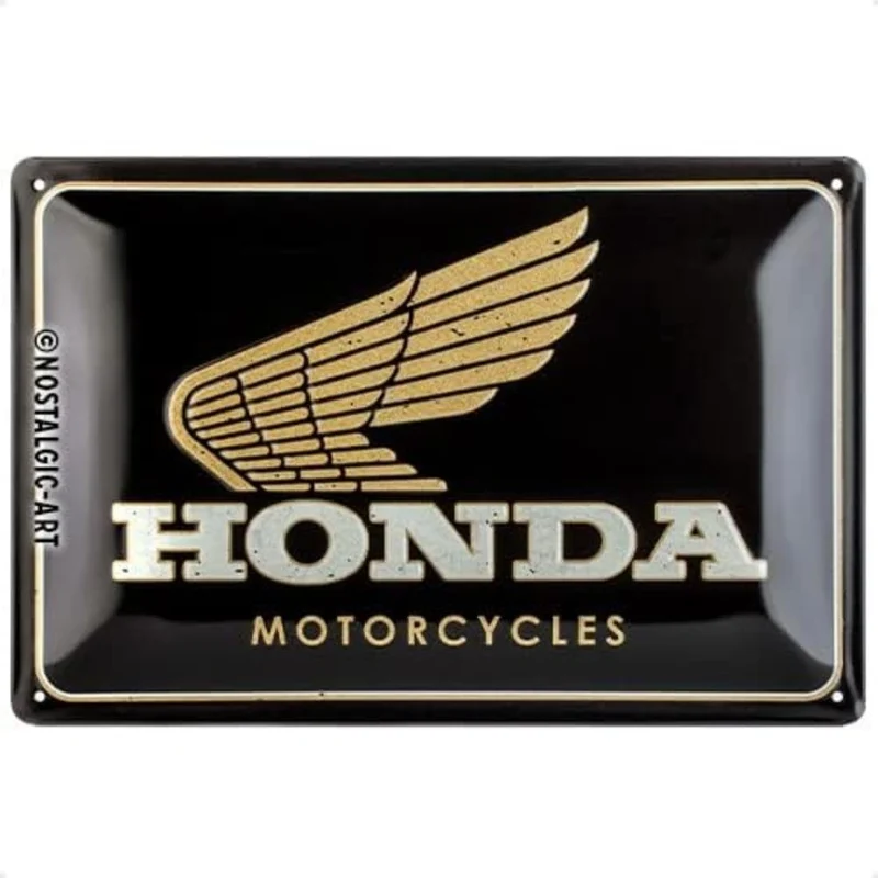 Metal Tac Signs 3D "Honda" 20*30cm