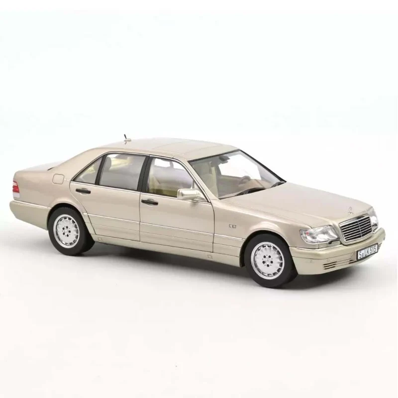 Mercedes-Benz S600 1997 (W140) smoke silver metallic 1:18