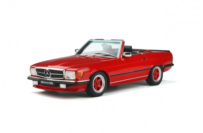 Mercedes-Benz R107 500 SL AMG 1986 Signal Red 1:18