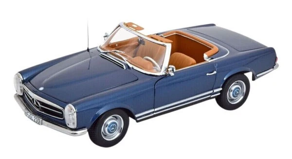 Mercedes-Benz 230 SL 1963 Blue Metallic 1:18