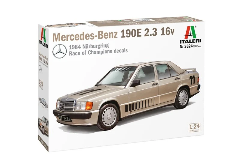 Mercedes-Benz 190E 2.3 16v Senna 11 Winner Nurburgring Race of Champions Kit 1:24