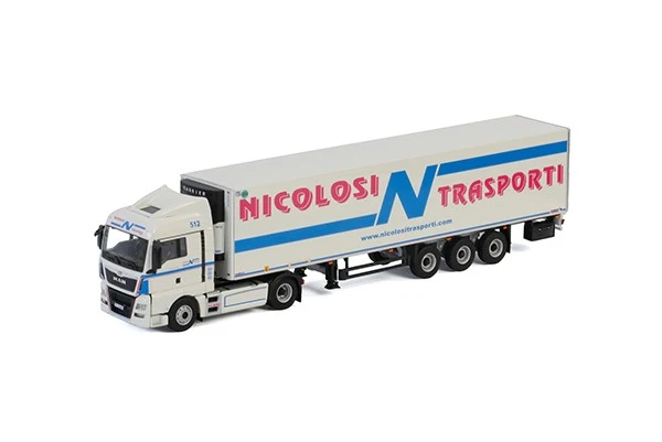 MAN TGX XLX Euro6 "Nicolosi Trasporti" frigorifero 3 assi (I) 1:50