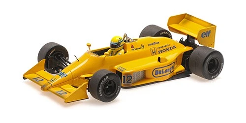 Lotus Honda 99T Winner Monaco Gp 1987 Dirty Version Ayrton Senna 1:18