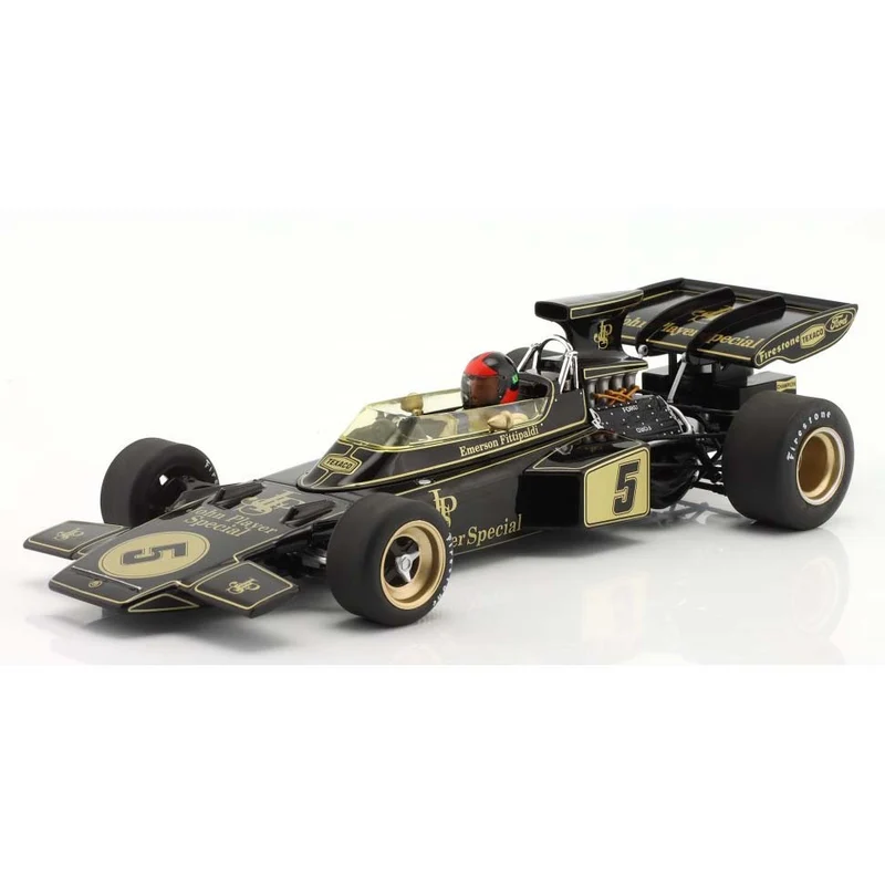 Lotus Ford 72D winner Spain GP formula 1 World Champion 1972 Emerson Fittipaldi 1:18