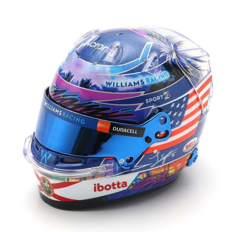 Logan Sargeant Casco Bell F1 2023 Miami Gp Williams Racing 1:5