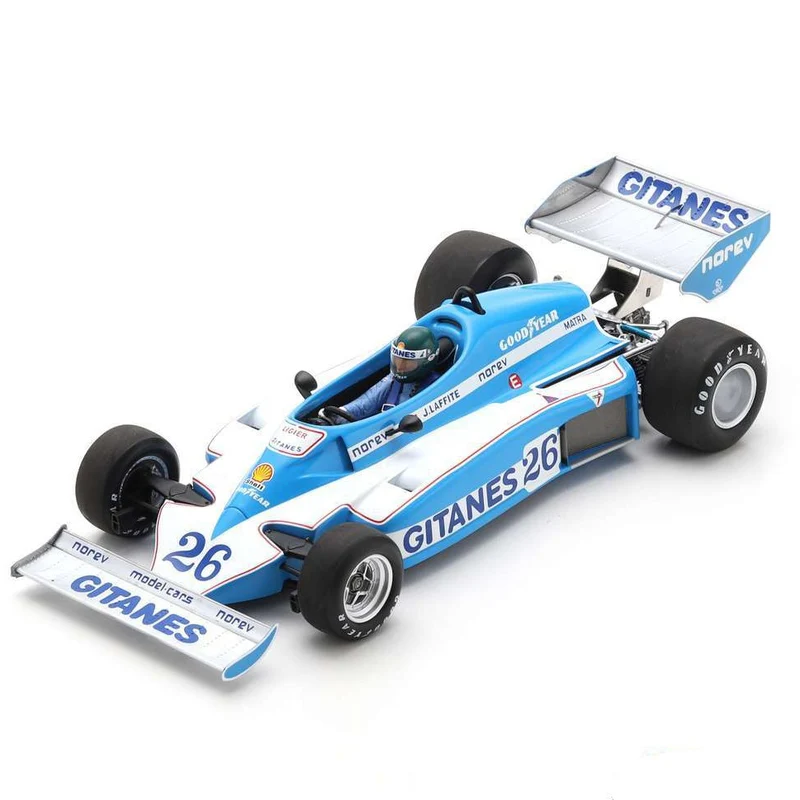 Ligier F1 JS7 Winner Sweden GP 1977 Jacques Laffite 1:18