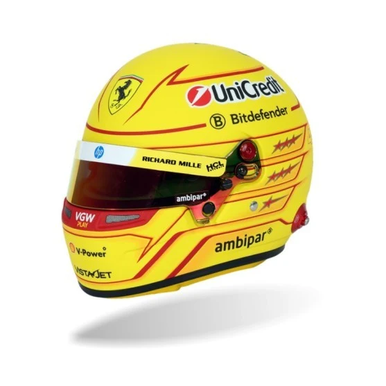 Lewis Hamilton Casco Bell Helmet F1 2025 Ferrari SF-25 1:2