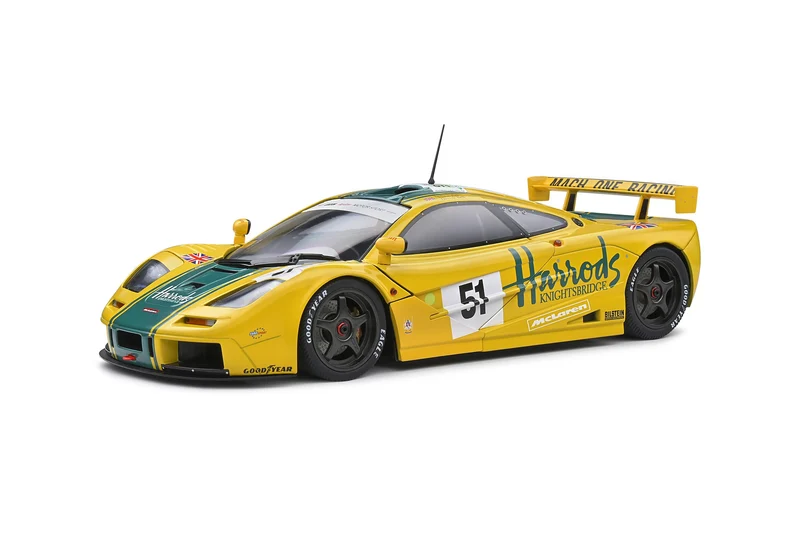 McLaren F1 Harrods Mach One Racing 3rd 24h LeMans 1995 Andy Wallace - Derek Bell - Justin Bell 1:18