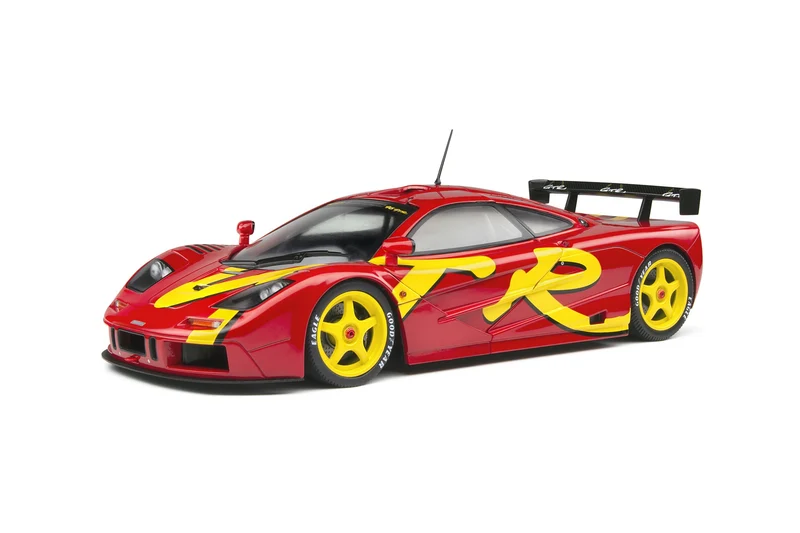 McLaren F1 GTR Launch Livery 1996 Red - Yellow 1:18