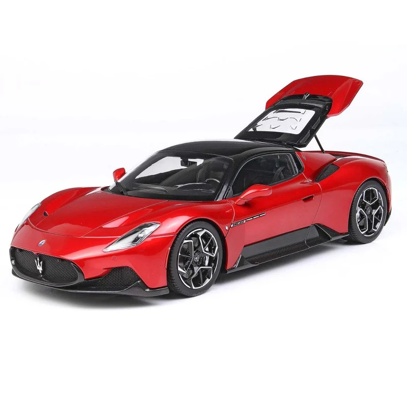 Maserati MC20 2023 Rosso Vincente Gloss Black Roof 1:18