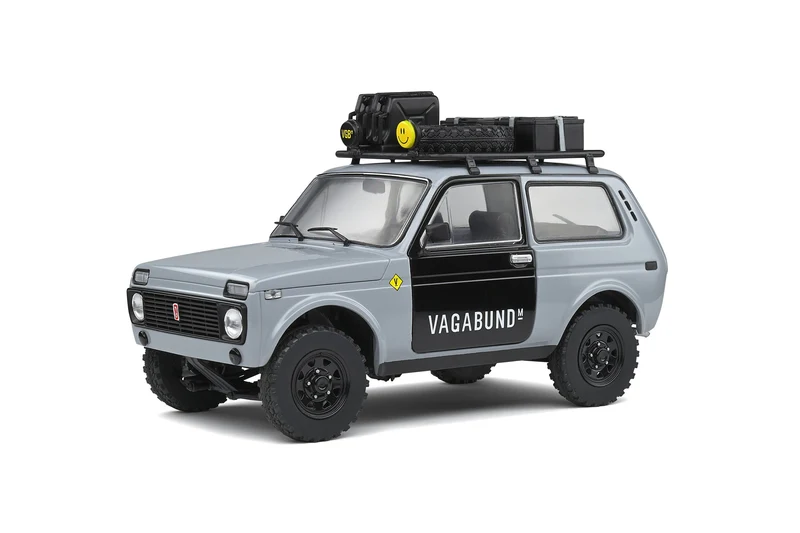Lada Niva 1600 "Vlada" 1980 grey - black 1:18