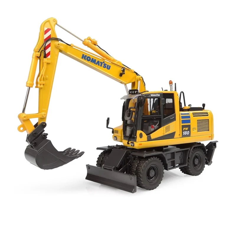 Komatsu PW180-11 Escavatore su ruote con benna e martello pneumatico 1:50