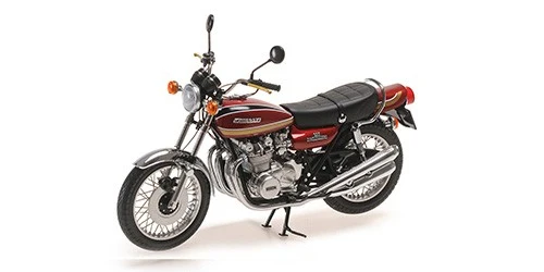 Kawasaki 900 Z1 Super 4 1972 Red - Brown 1:12