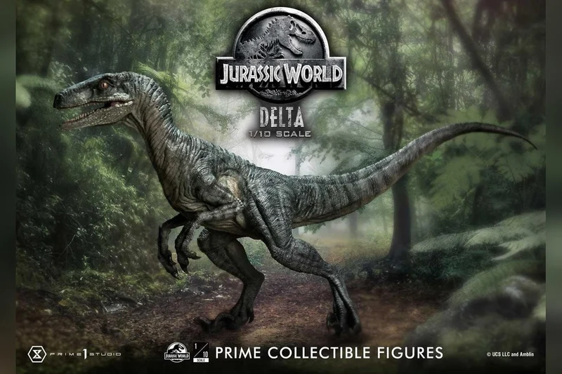 Jurassic World Delta Prime Collectible Figure Series Statue 1:10