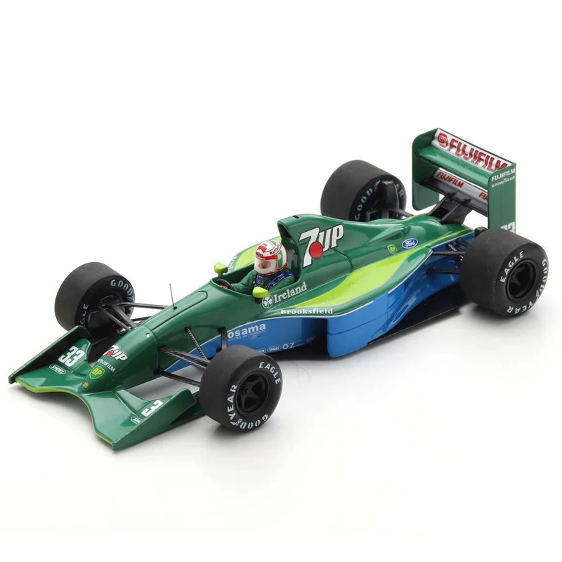 Jordan-Ford 191 7UP 4th place Canadian Gp 1991 Andrea De Cesaris 1:43