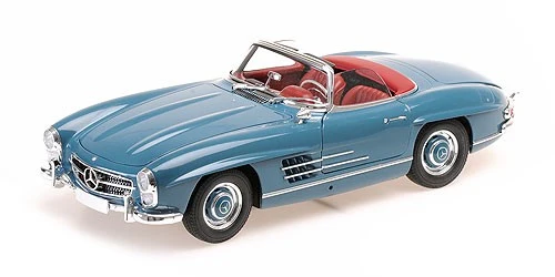 Mercedes Benz 300SL Roadster 1957 Blue 1:18