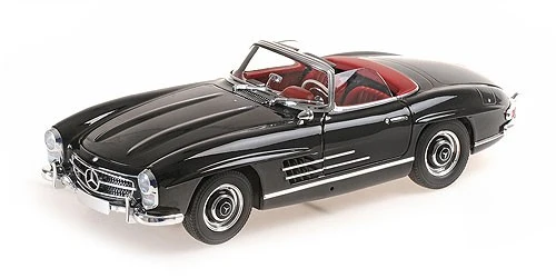 Mercedes Benz 300SL Roadster 1957 Black 1:18