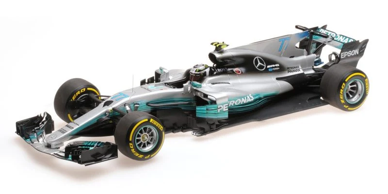 Mercedes Amg Petronas W08 F1 2017 Vatteri Bottas Spanish Gp 1:18
