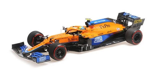 McLaren Mercedes MCL35M F1 Pole Position & 7th Russian GP 2021 Lando Norris 1:18