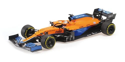 McLaren Mercedes MCL35M F1 2021 Bahrain GP Daniel Ricciardo 1:18