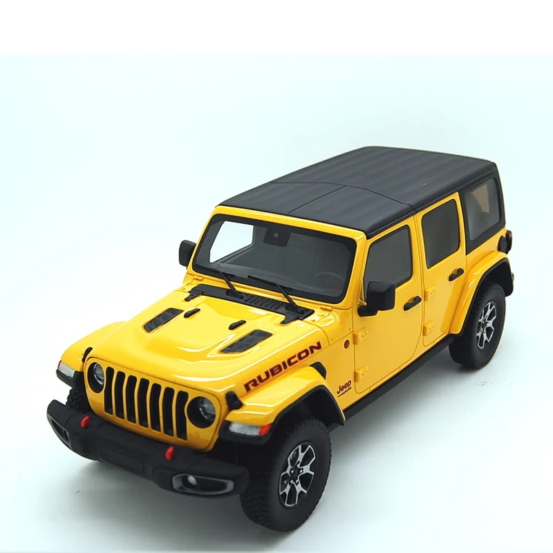 Jeep Wrangler Unlimited Rubicon 2019 Yellow Hellayella 1:18