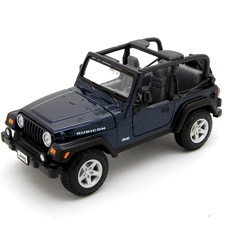 Jeep Wrangler TJ Rubicon Open blue metallic 1:27