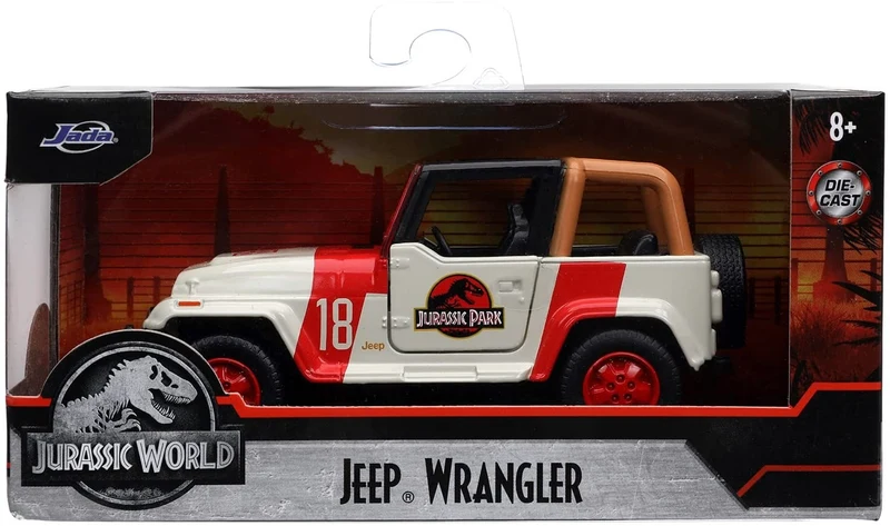 Jeep Wrangler 1992 Jurassic Park 1:32