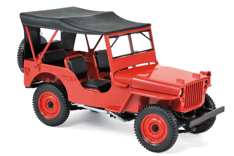 Jeep Willys 1942 Red 1:18
