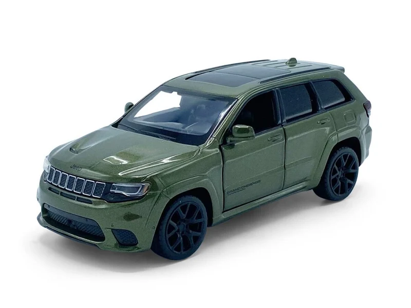 Jeep Grand Cherokee Trackhawk 2011 Green Pull back 1:36