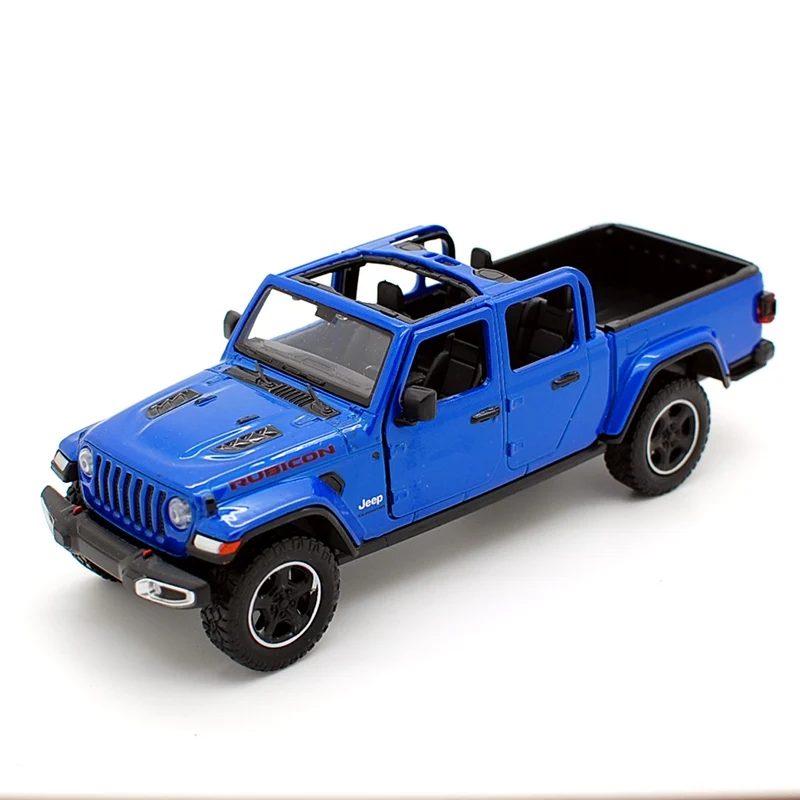 Jeep Gladiator Rubicon 2020 Blu Shade Open Top 1:24