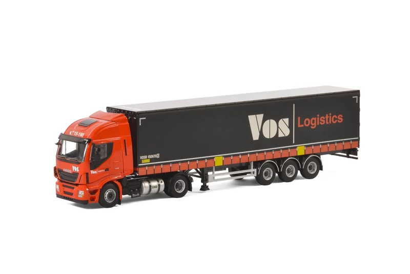 Iveco Stralis Hi-Way 4x2 con Semirimorchio centinato "Vos Logistic" (NL) 1:50